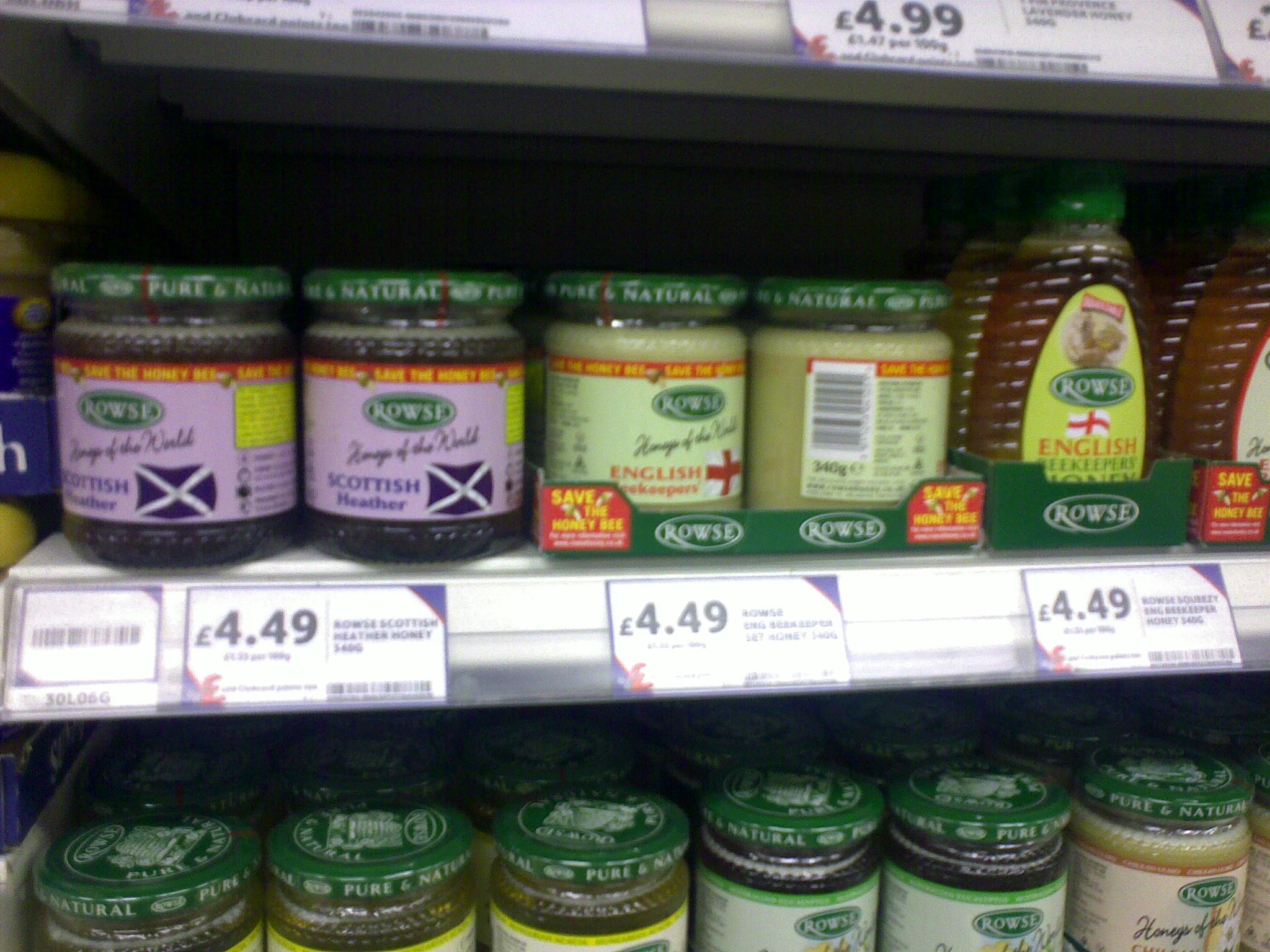 English Honey at Tesco