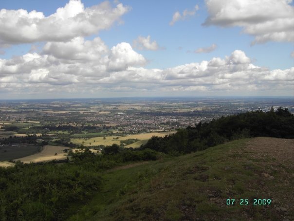 View from the top of the Wrekin