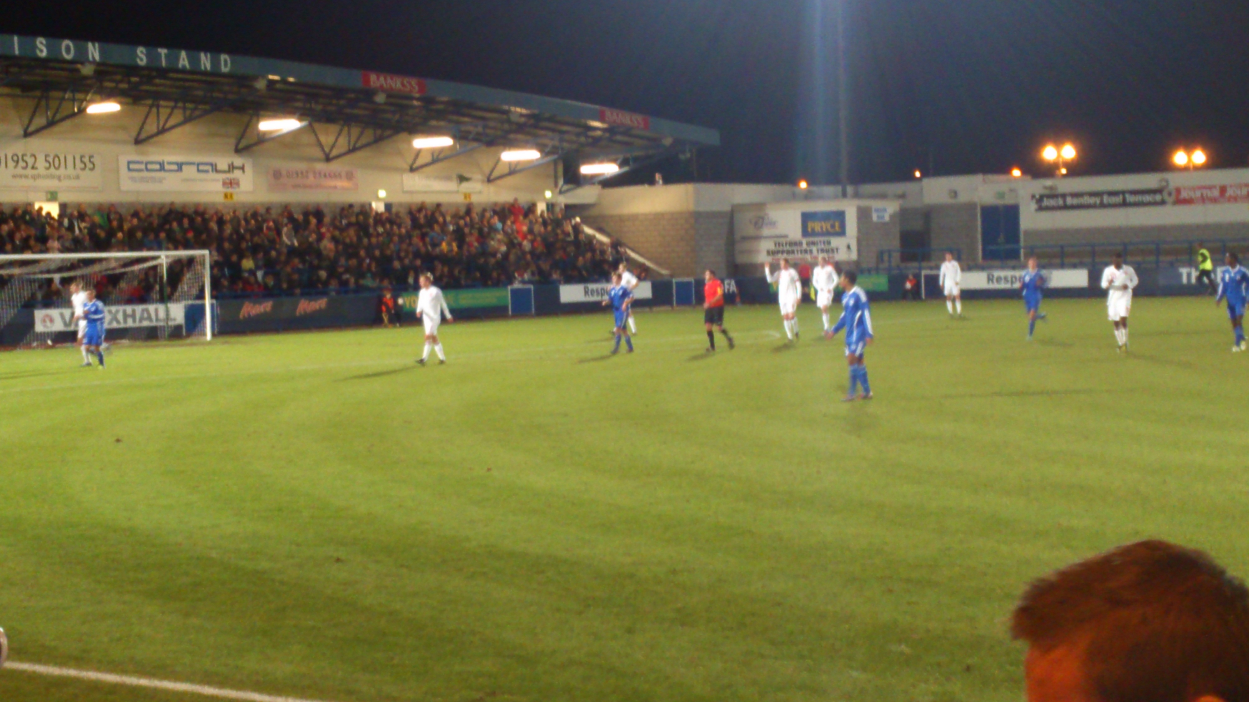 England -v- Finland U19's at AFC Telford United
