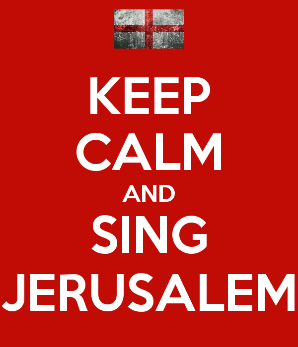 Keep Calm and Sing Jerusalem